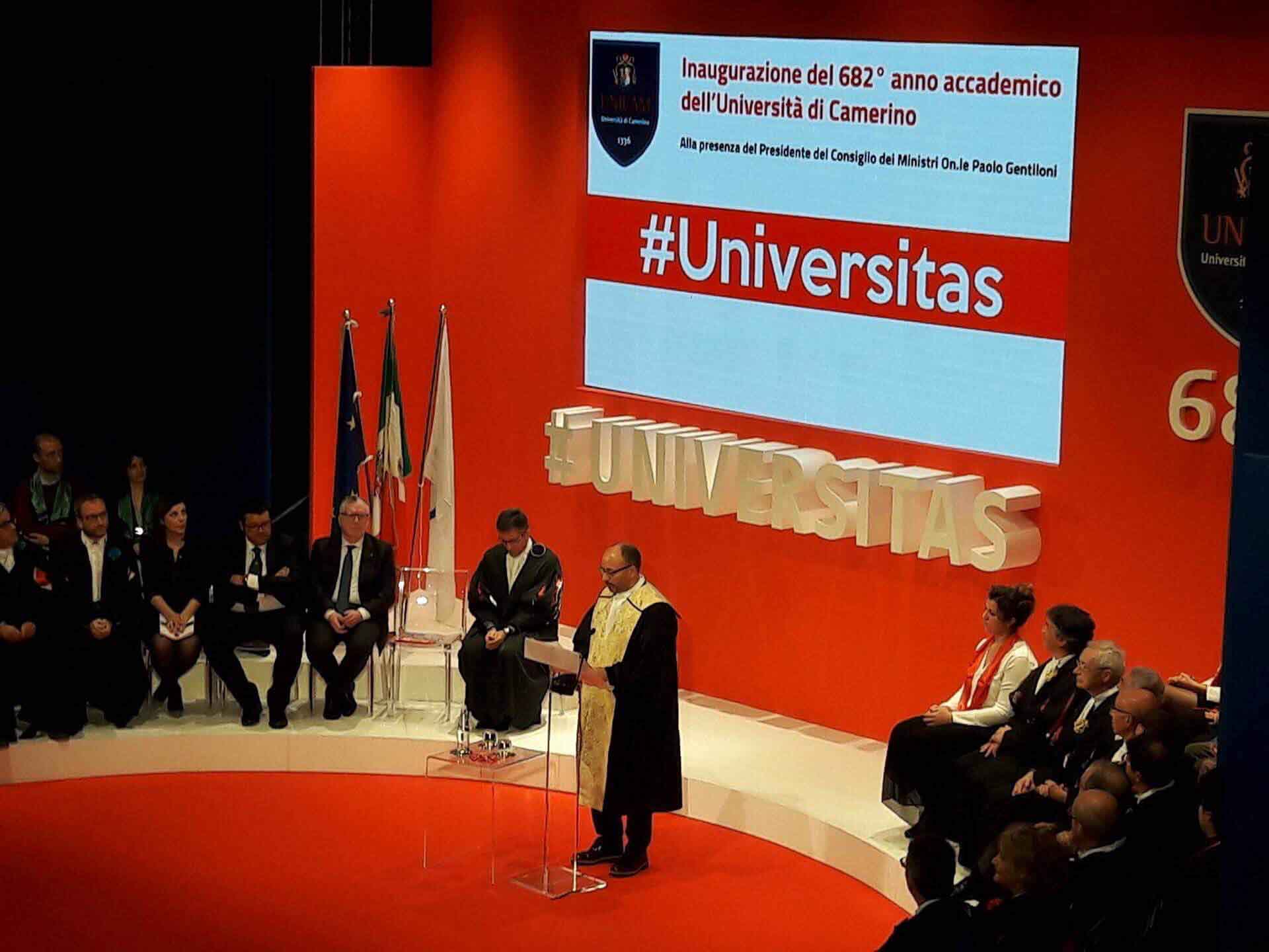 Gentiloni a Camerino Pettinari